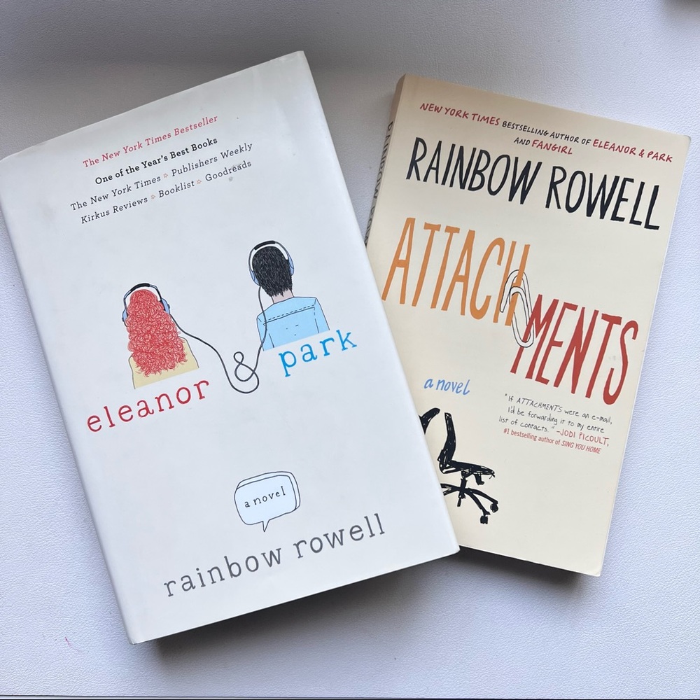 📚 2 Rainbow Rowell Books-Eleanor & Park/ Attachments